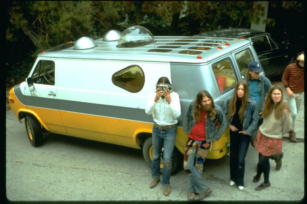 The original Ant Farm Media Van and crew, 1971